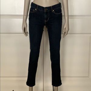 White House Black Market Noir Zip Ankle Skinny